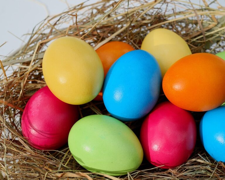 Eggs in a basket